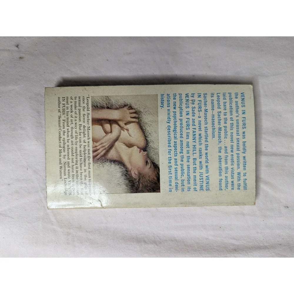 Venus in Furs Vintage first edition 1965 sexual Erotica book‎ Fetish submissive